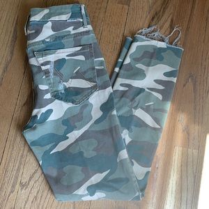 MOTHER camo jeans!
